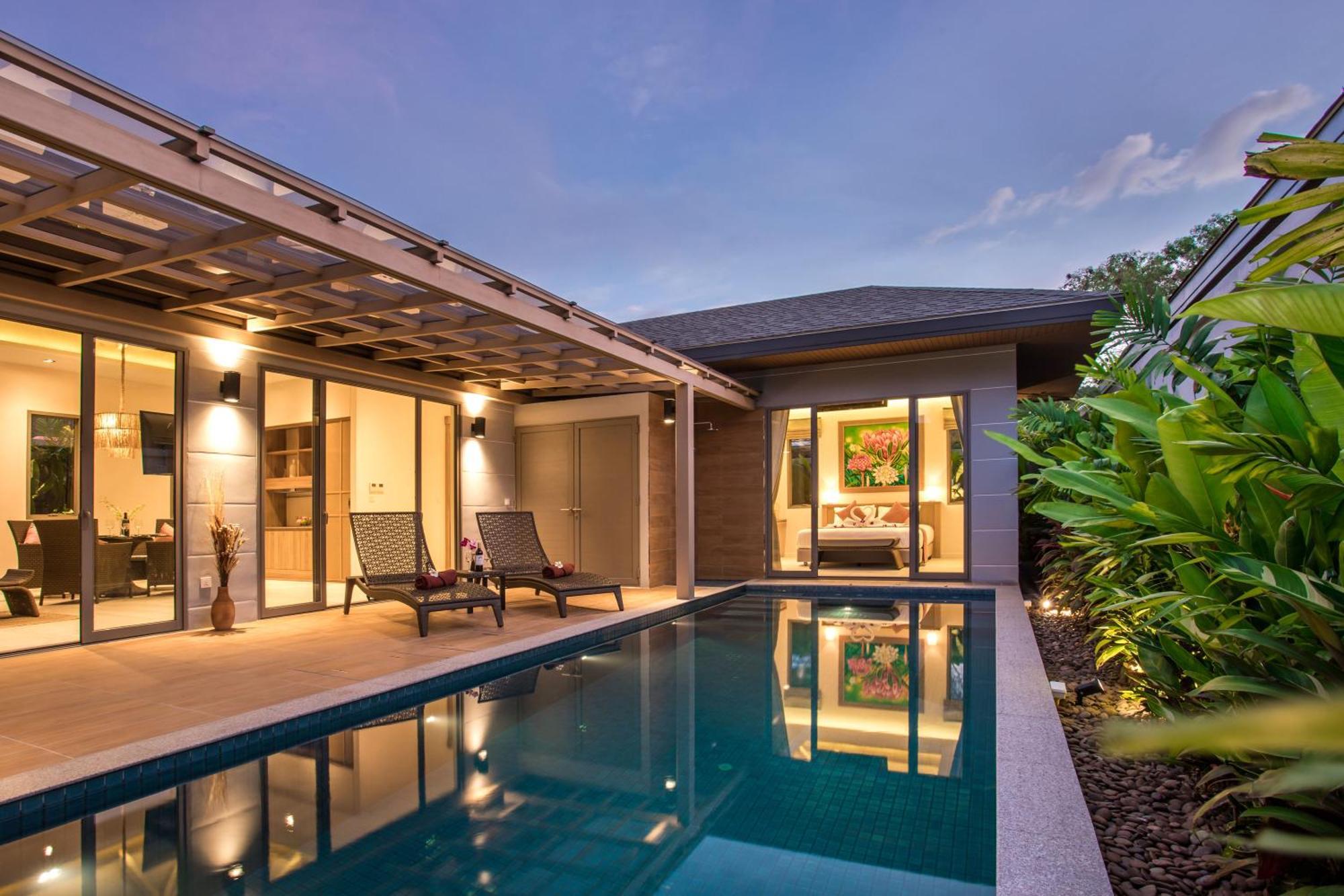 Boutique 2Br Villa Dalaa 1, Chemical Free Pool, Gated Residence, Bãi biển Kamala Ngoại thất bức ảnh